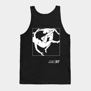 Erasure - Sexuality / Minimal Style Graphic Artwork Tank Top